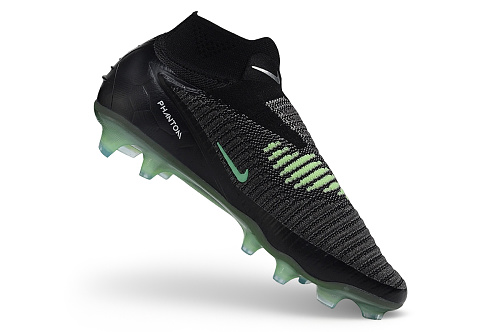 到货39-45）耐克高帮幻影GX III白金色双层防水鱼丝全针织FG足球鞋Nike Phantom GX III Elite FG39-45