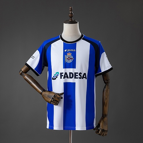 Retro Deportivo de La Coruna 01/02 Home Jersey S-XXL