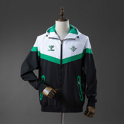 Real Betis Windbreaker – Fern Green & White & Black S-XXL