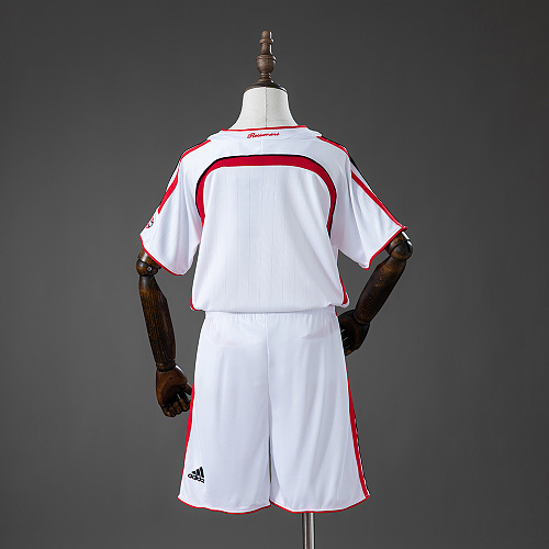 AC Milan 06/07 Away Retro Kids Kit Jersey Size 16-28