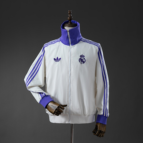 Real Madrid x Beckenbauer Windbreaker – Miracle WhiteMagic Purple S-XXL