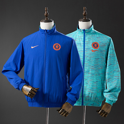Chelsea Reversible Jacket Windbreaker – Blue & Sky Blue S-XXL