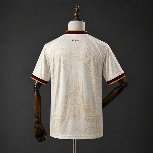 Spain 2026 White Champion Commemorative Jersey S-4XL