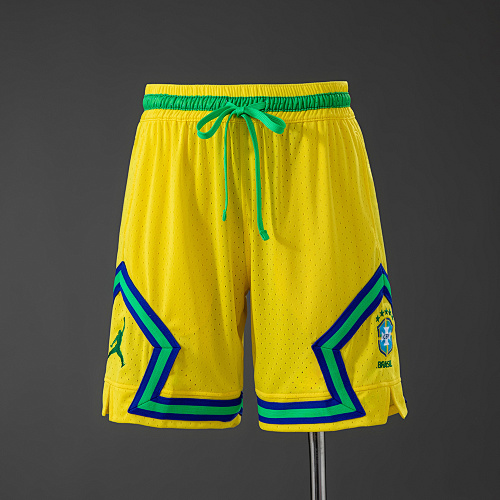 Brazil 2026 Basketball Shorts Yellow S-4XL - 1