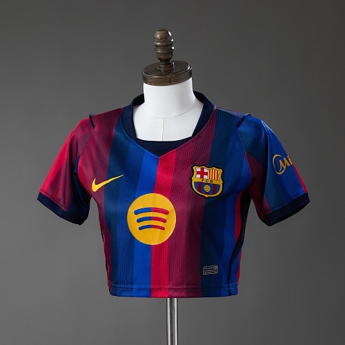 Barcelona  26/27 Home Women’s Crop Jersey S-XXL