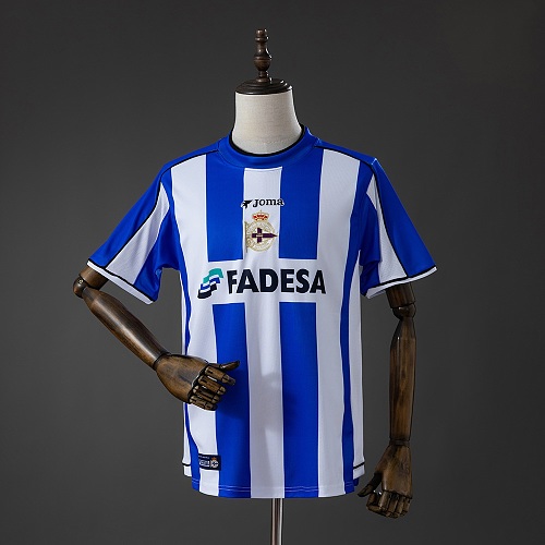 Retro Deportivo de La Coruna 02/03 Home Jersey S-XXL