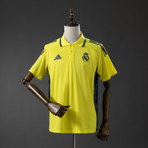 Real Madrid 25/26 POLO – Yellow S-XXL