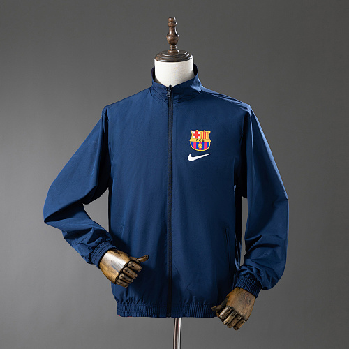 Barcelona Reversible Jacket Windbreaker – Red & Navy S-XXL