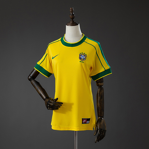 Brazil 1998 Home Women’s Retro Jersey S-XXL - 1