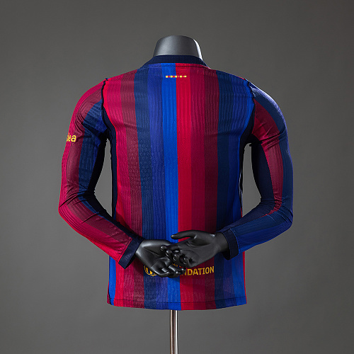 Barcelona 26/27 Home Player Version Long Sleeve Jersey S-4XL