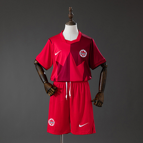 Canada 2026 Home Kids Kit Jersey SIZE 16-28 - 1