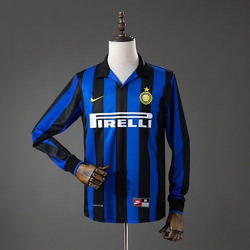 Inter Milan 98/99 Home Long Sleeves Retro Jersey S-XXL