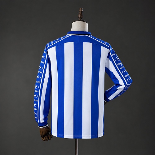 Retro Deportivo Alaves 98/99 Home Long Sleeve Jersey S-XXL