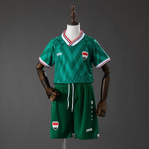 Iraq 2026 Away Kids Kit Jersey Size 16-28