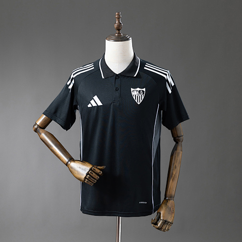 Sevilla 25/26 POLO – Black Sizes S-4XL