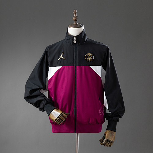 PSG Collaboration Windbreaker – Black & Psychedelic Purple S-XXL - 1