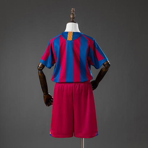Barcelona 05/06 Home (League Edition) Retro Kids Kit Jersey SIZE 16-28