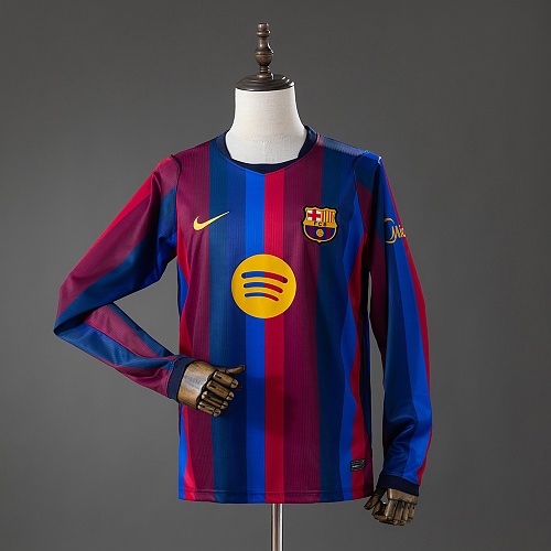 Barcelona 26/27 Home Long-Sleeve Jersey S-4XL