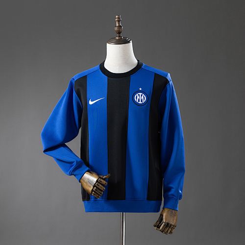 Inter Milan 25/26 Long-sleeved Sweatshirt – Dark Blue & Black M-4XL