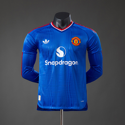 M-U 26/27 Away Player Version Long Sleeve Jersey S-3XL