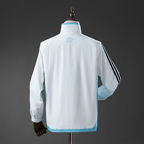 Argentina 05/06 Retro Windbreaker – White & Blue S-XXL