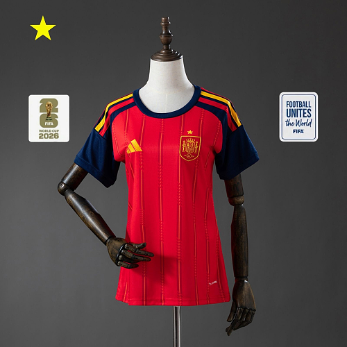 Spain 2026 Home Women’s Jersey S-XXL