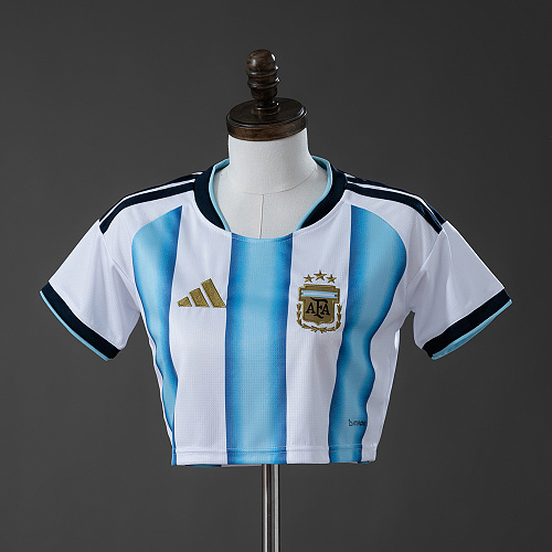 Argentina 2026 Home Women’s Crop Top Style S-XXL