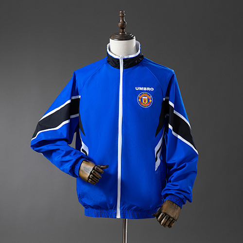 M-U Reversible Jacket Windbreaker – White & Blue S-XXL - 1