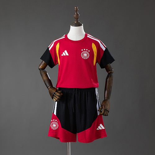 Germany 2026 Player Version Training Kids Kit Jersey – Red Size 16-28 - 1