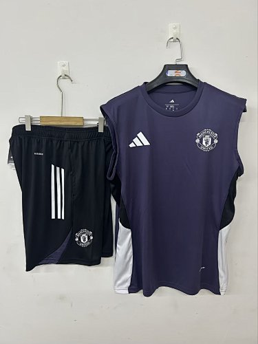 25/26 M-U Training Suit Purple S-3XL - 1