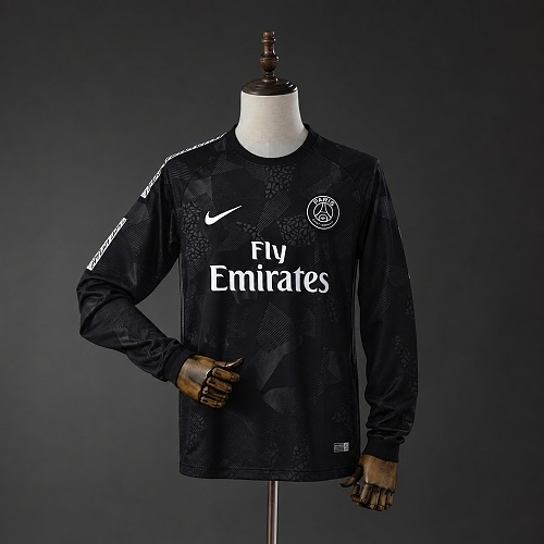 PSG 17/18 Third Away Long-Sleeves Retro Jersey S-XXL