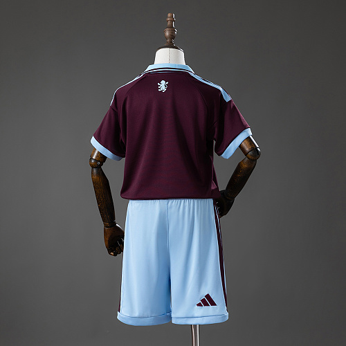 Aston Villa 26/27 Home Kids Kit Jersey Size 16-28