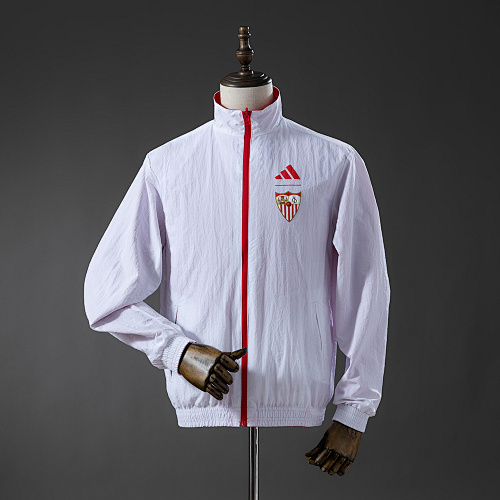 Sevilla Reversible Jacket Windbreaker – Red & White S-XXL