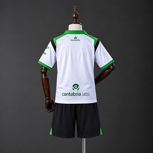 Racing Santander 26/27 Home Kids Kit Size 16-28