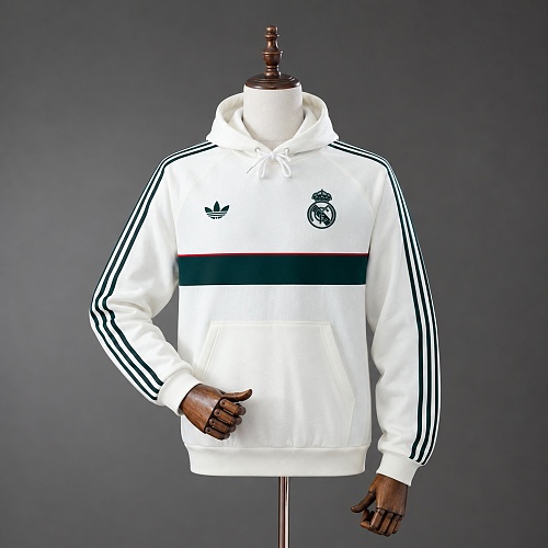 Real Madrid 26/27 Hoodie – White S-XXL