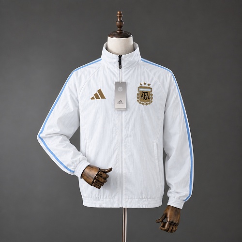 Argentina 2026 Full Zip Jacket – White S-XXL