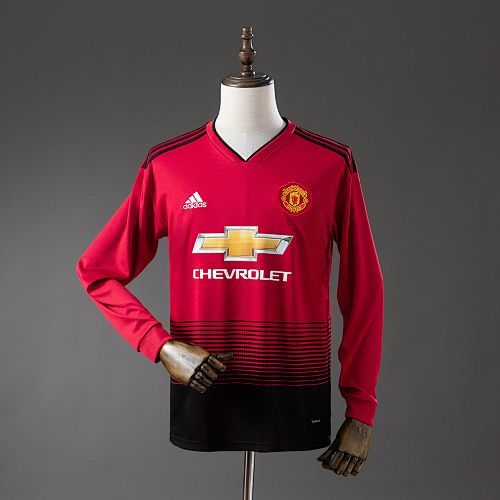 M-U 1819 Home Long-Sleeve Retro Jersey S-XXL - 1