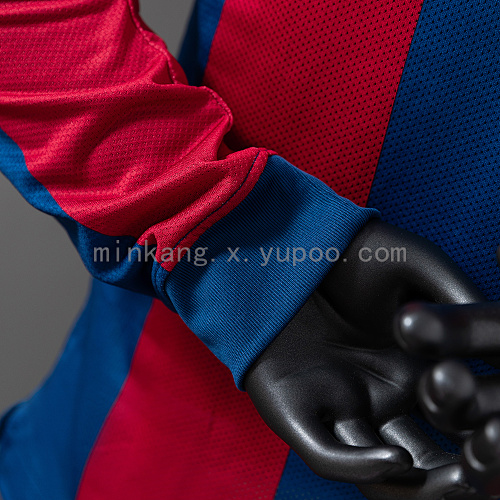 Barcelona 10/11 Home Long Sleeve Player Version Retro Jersey S-3XL