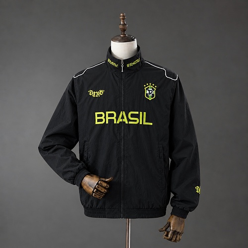 Brazil 2026 Full Zip Jacket – Black S-XXL