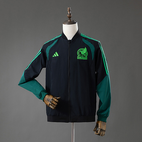 Mexico 2026 All Weather Jacket Windbreaker – Black S-XXL