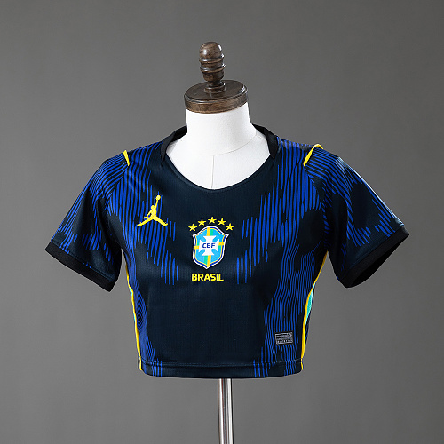 Brazil 2026 Home Women’s Crop Top Style S-XXL