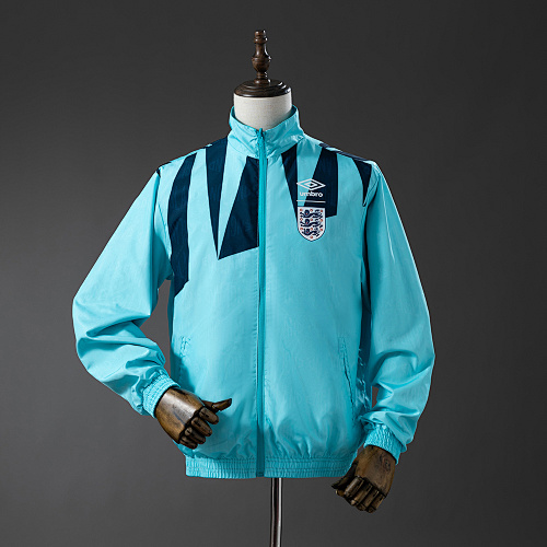 England Reversible Jacket Windbreaker – Light Blue Sizes S-XXL - 1