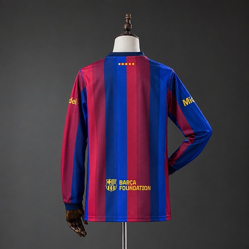 Barcelona 26/27 Home Long Sleeve Jersey S-4XL