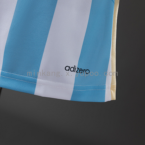 Argentina 2014 Home Player Version Retro Jersey S-3XL - 1